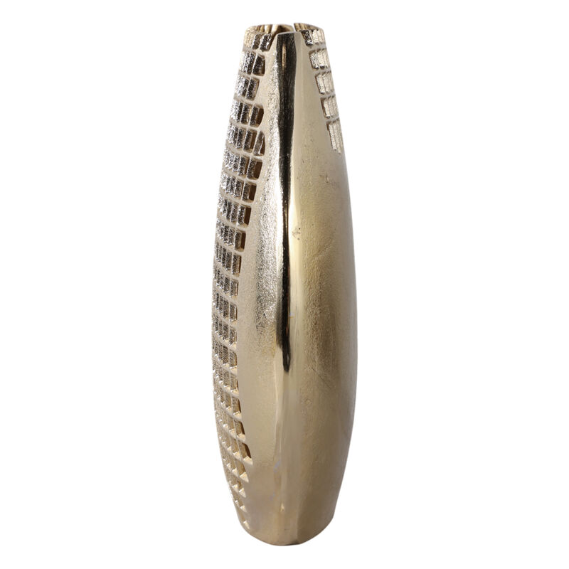 14x14" Partial Mesh Metal Vase image number 2