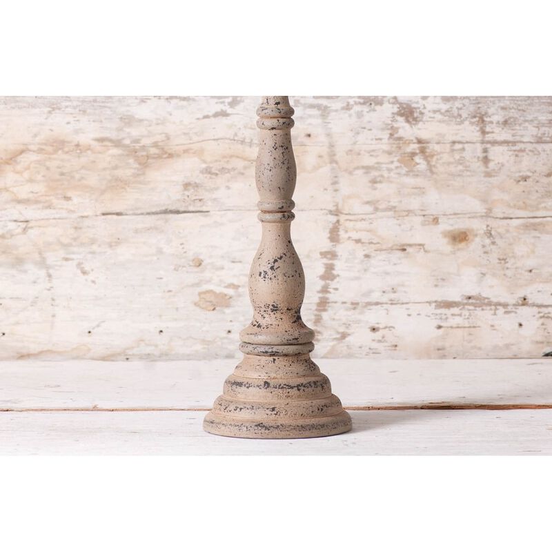Irvins Country Tinware Davenport Wood Table Lamp Base In Hartford Buttermilk image number 2
