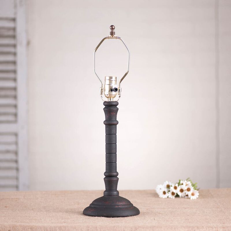 Gatlin Lamp Base In Hartford Black Over Red image number 1