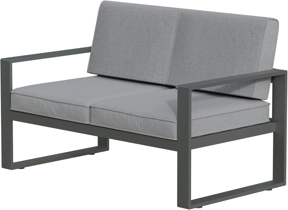 Modern Contemporary Aluminum Patio Sofa