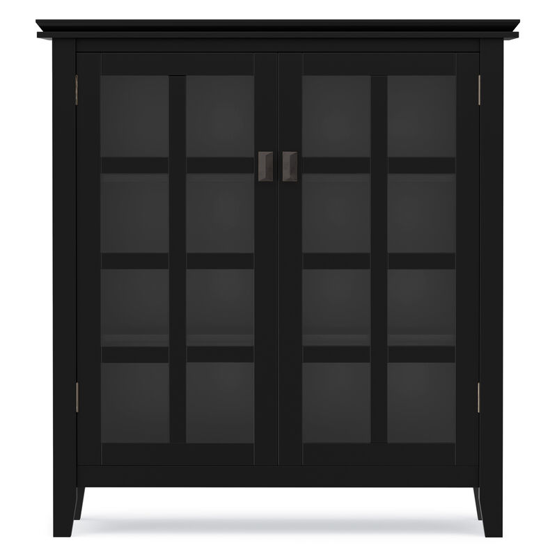 Artisan SOLID WOOD 38 inch Wide Transitional Medium Storage Cabinet in Black image number 3
