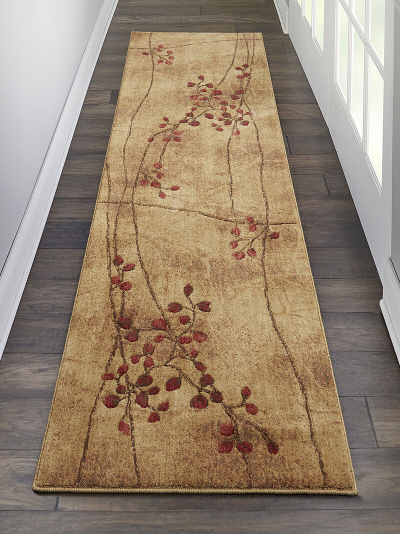 Somerset ST74 Latte 2'3" x 10' Rug image number 5