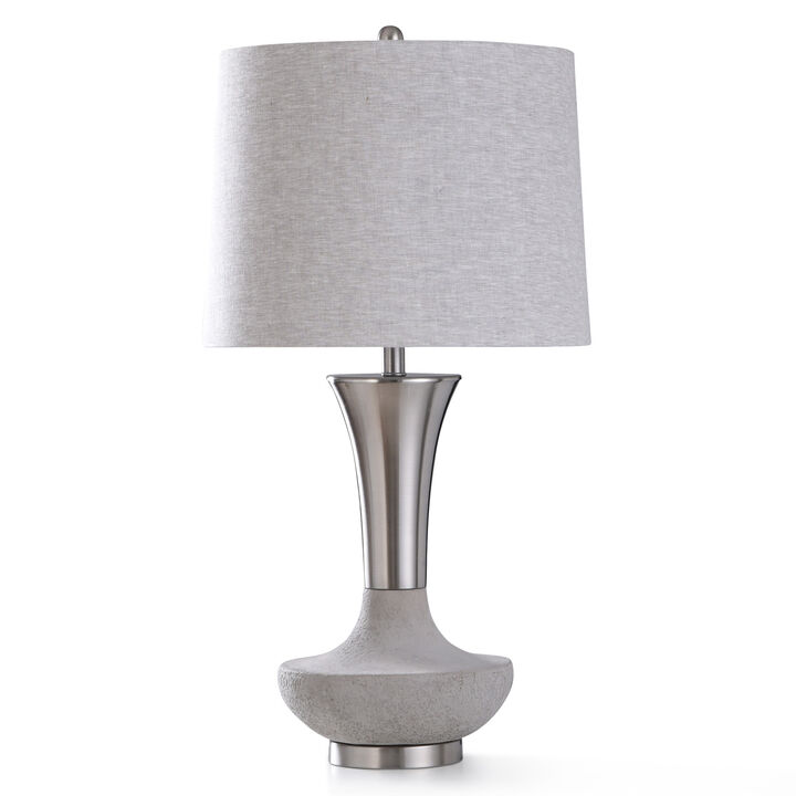 Dante Silver Table Lamp (Set of 2)