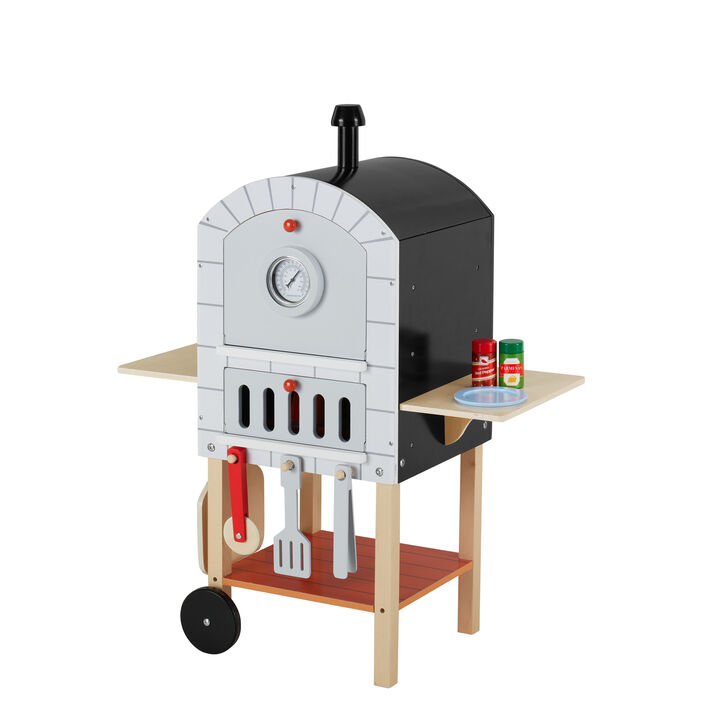 My Little Helper Pizza Oven & Accessories, Gray/Natural