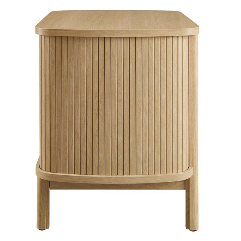 Cadence Fluted 2-Drawer Nightstand image number 3