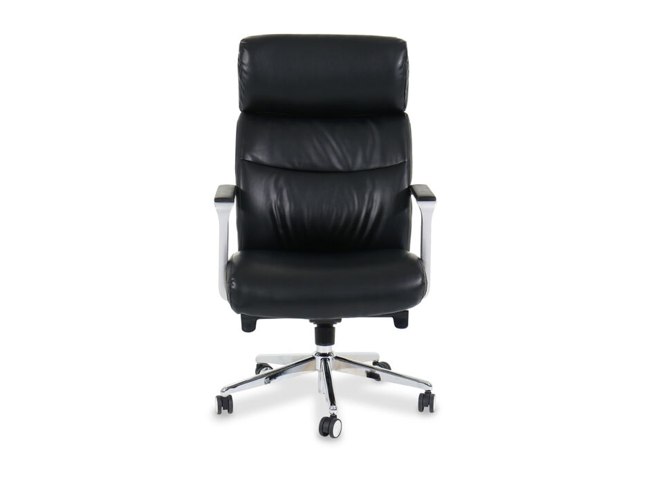 Casual Swivel Executive Chair in Black