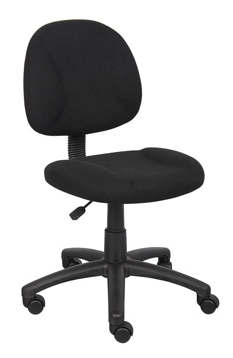 Boss Fabric Task Chair, Black (B315-BK)