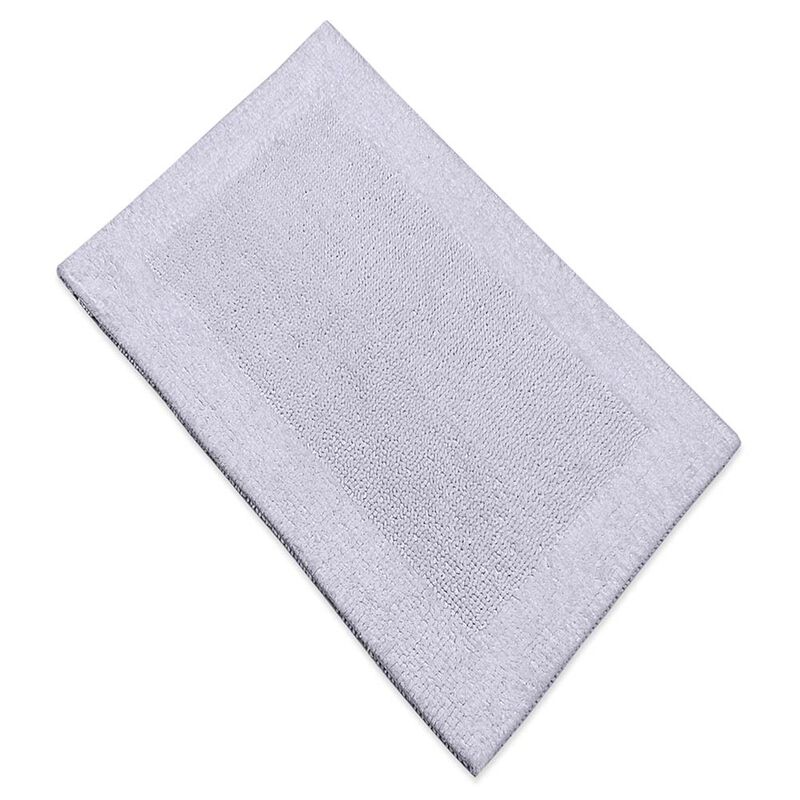 Knightsbridge Bella Napoli 220 GSF Reversible Bath Rug 24 x 40 - White