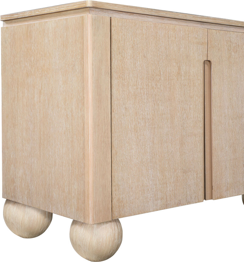 Meridian Furniture Cardiff Natural Sideboard/Buffet image number 8