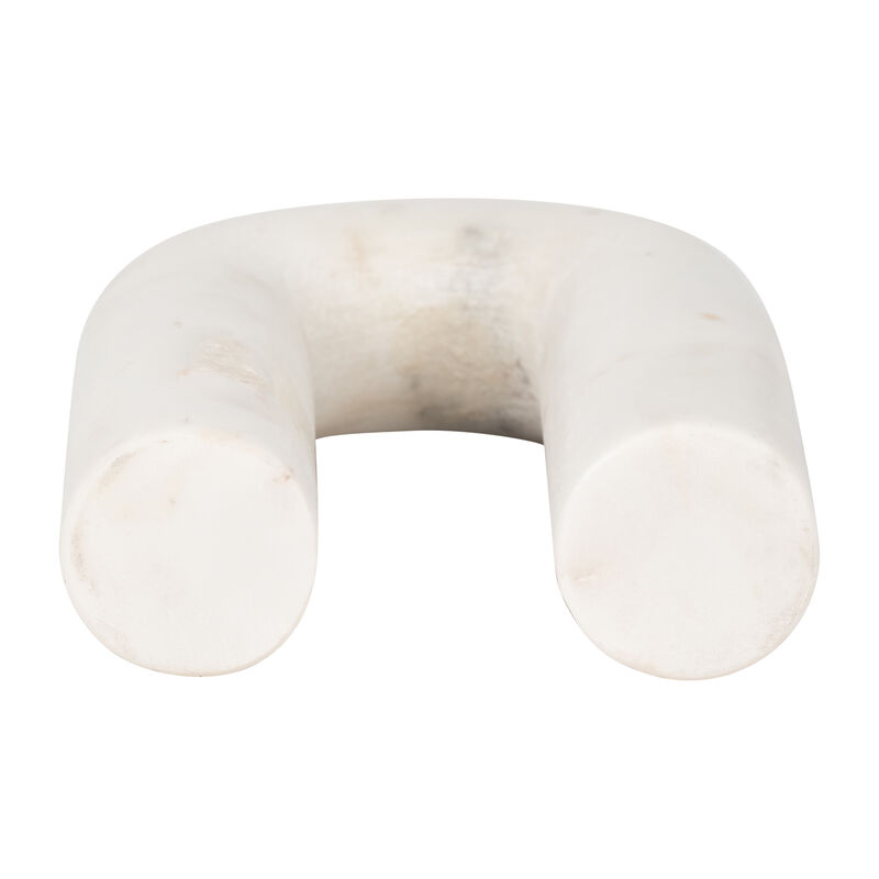 8" Marble Rounded Horseshoe