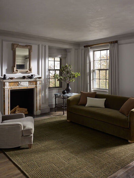 Greenwich GRN01 Sage 9'6" x 13'6" Area Rug by Jeremiah Brent x Loloi