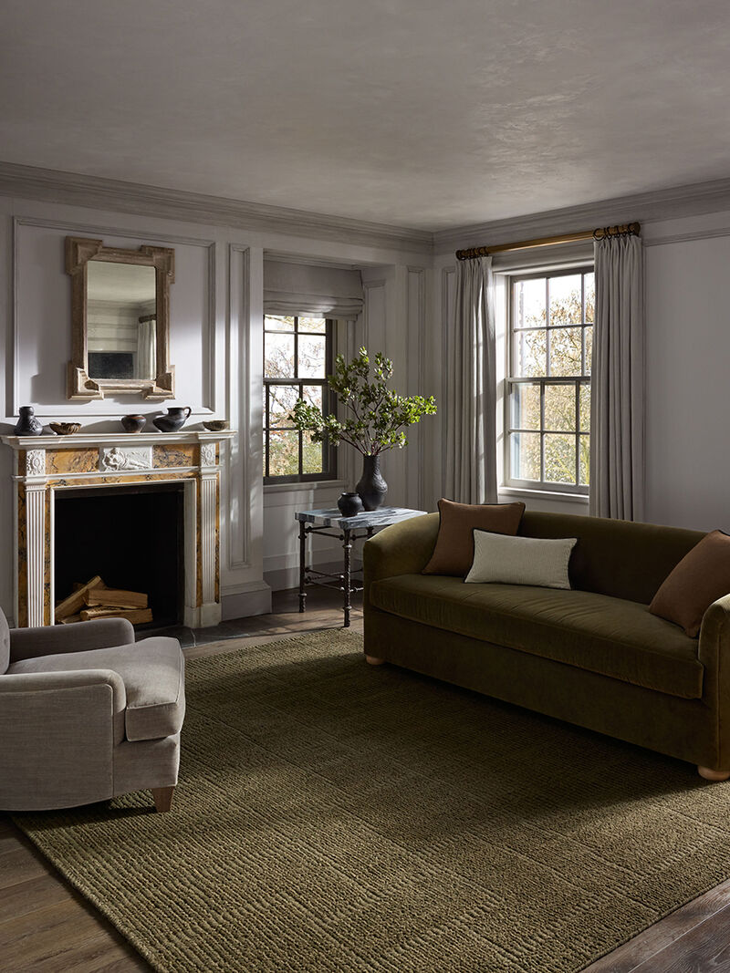 Greenwich GRN01 Sage 9'6" x 13'6" Area Rug by Jeremiah Brent x Loloi