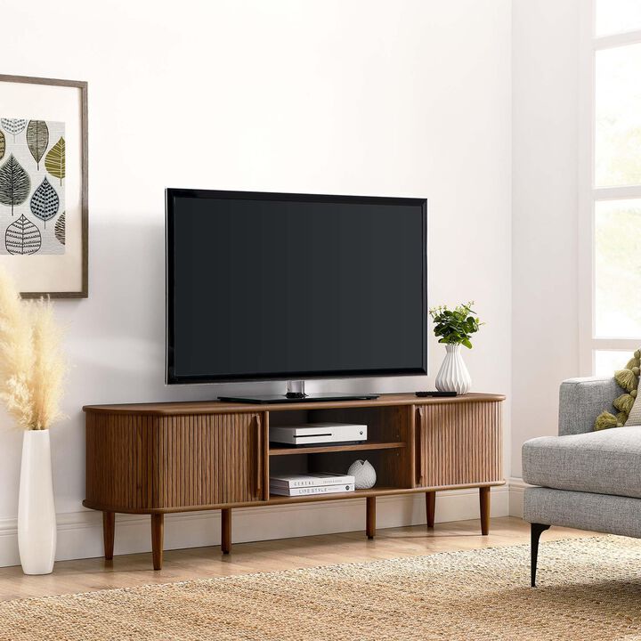 Modway EEI-6795-OAK Contour Wood, Oak, 63" TV Stand