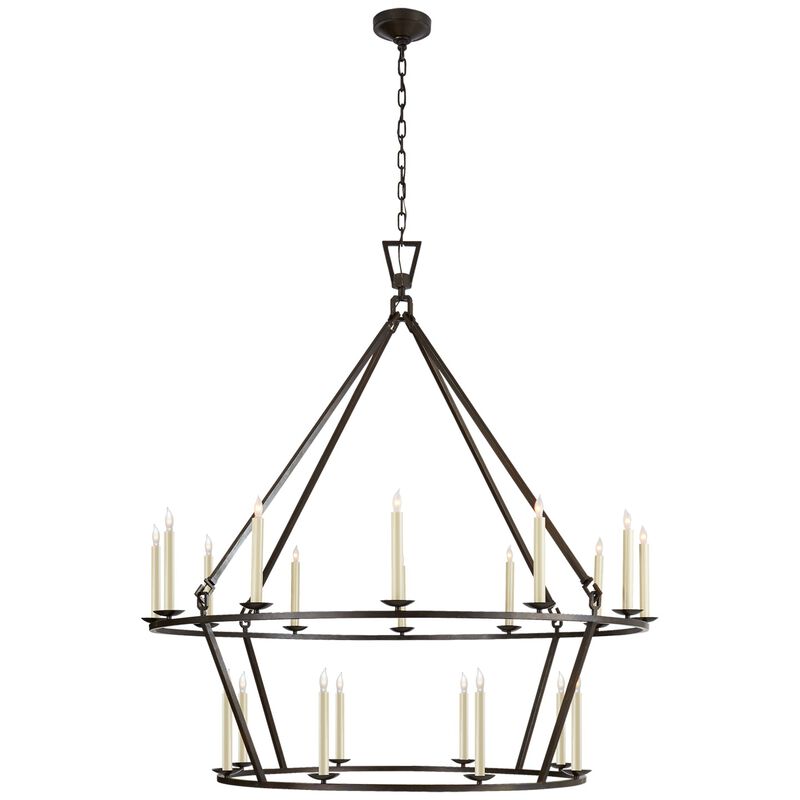 Darlana Extra Large Two-Tier Chandelier