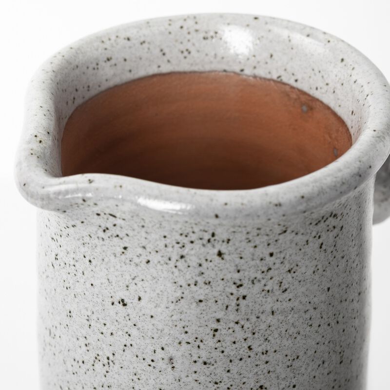 Modern Speckle Ceramic Jug for Dining Table or Living Room Decor