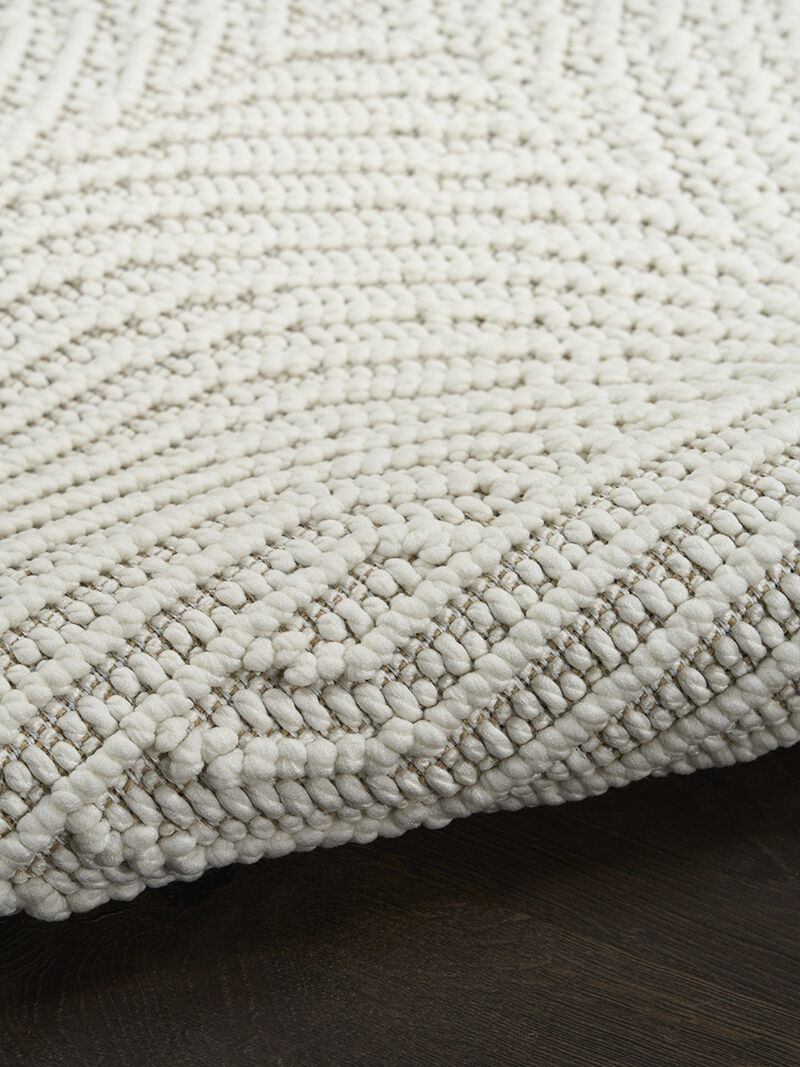 Natural Texture NTX02 Ivory 5'3" x 7' Rug