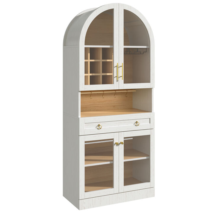 Bunnas Tall Arched Bar Cabinet