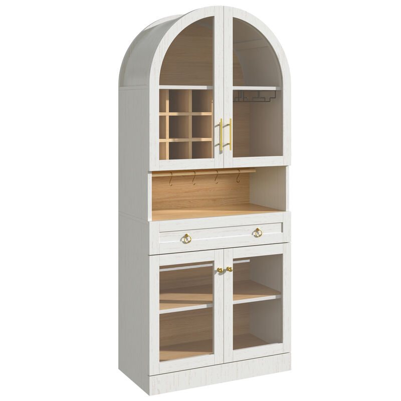 Bunnas Tall Arched Bar Cabinet image number 0