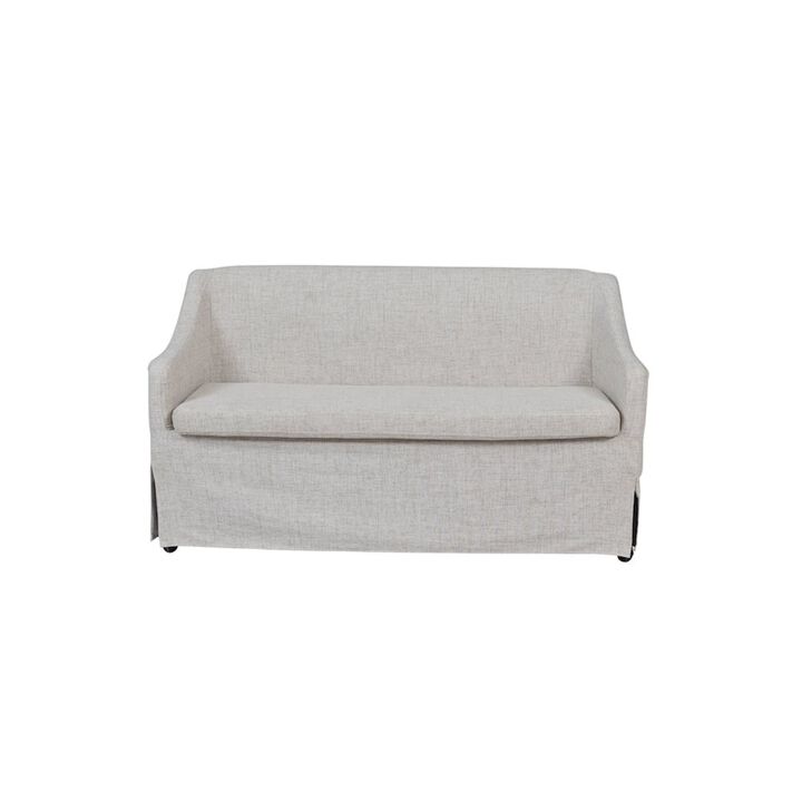 Bernards Wilmington Slipcovered Settee