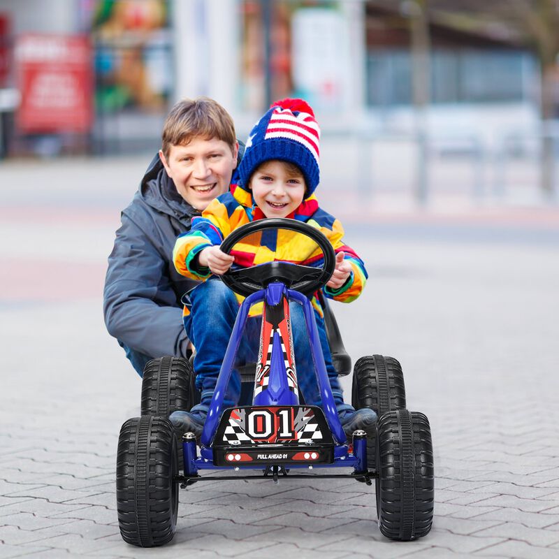 Adjustable Seat Pedal Powered Ride On Car with 4 Wheel Design image number 5