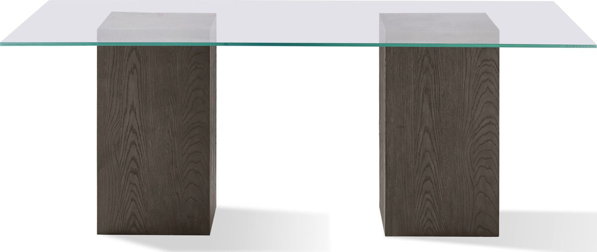 Modesto Rectangular Glass Top Dining