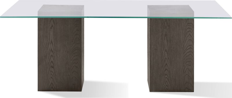 Modesto Rectangular Glass Top Dining