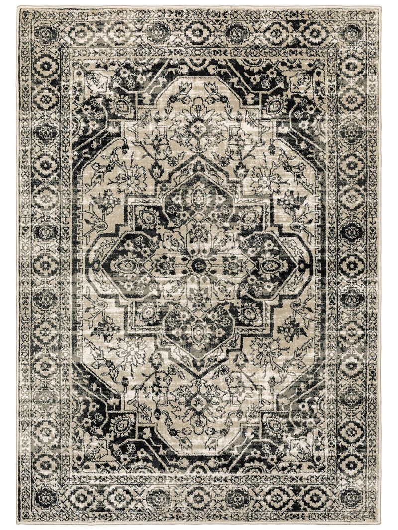 Georgia 1'10" x 7'6" Grey Rug image number 0