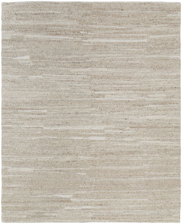 HomeRoots Abstract Hand Woven Worn Faded Area Rug