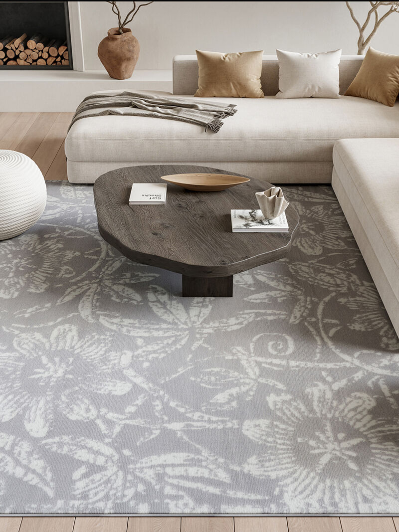 Whimsicle WHS05 Gray 6' x 9' Rug