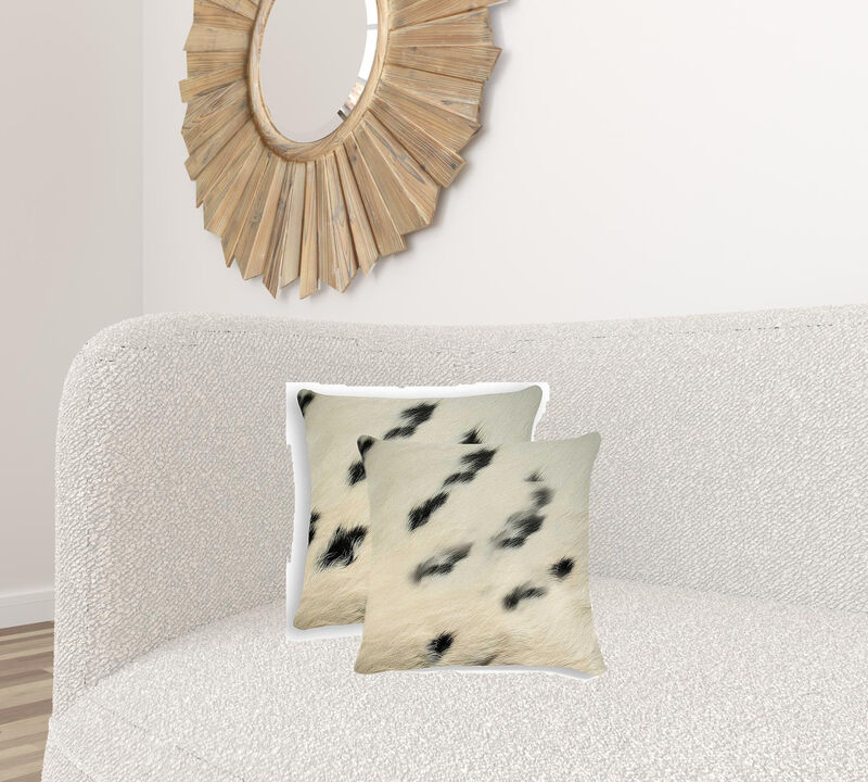 Unique Cowhide Cushion Cover for Stylish Living Room or Bedroom