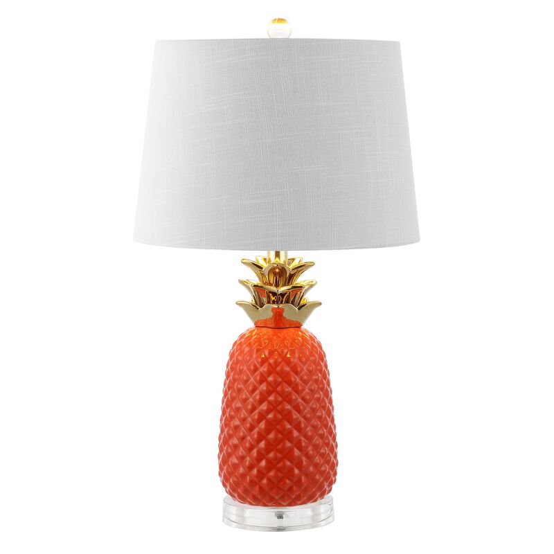 Pineapple Ceramic LED Table Lamp