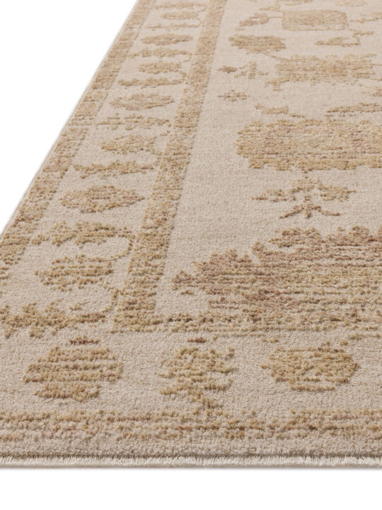 Willa Bone/Clay 5'3"x5'3" Round Rug