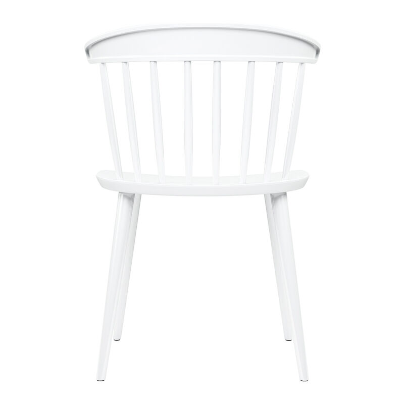 Heavy-Duty Plastic Slat Back Dining Side Chair – Restaurant & Home Seating