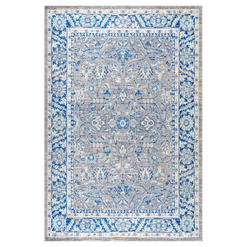 Modern Persian Boho Floral Area Rug