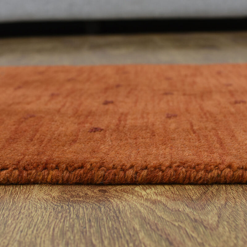 RUGSOTIC CARPETS HAND KNOTTED LOOM WOOL ECO-FRIENDLY AREA RUGS  - Runner, Contemporary Modern Design, High Pile Thick Handmade Anti Skid Rugs for Living Room (L00585) image number 6