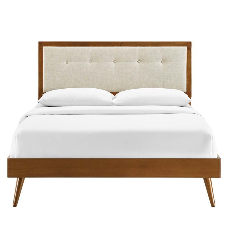Modway - Willow Full Wood Platform Bed with Splayed Legs image number 4