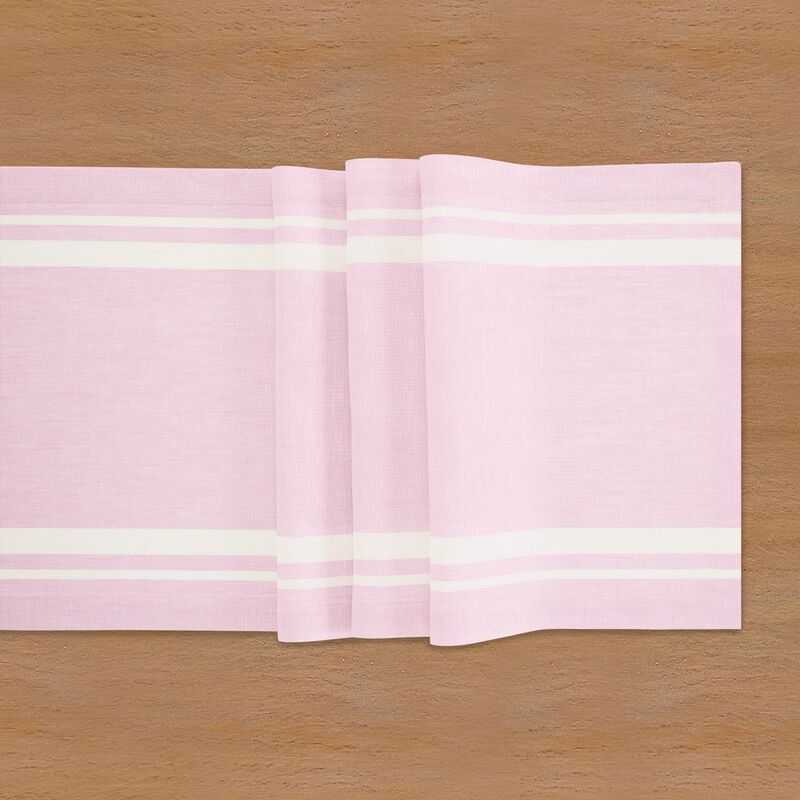 Linen Table Runner - French Stripe image number 3