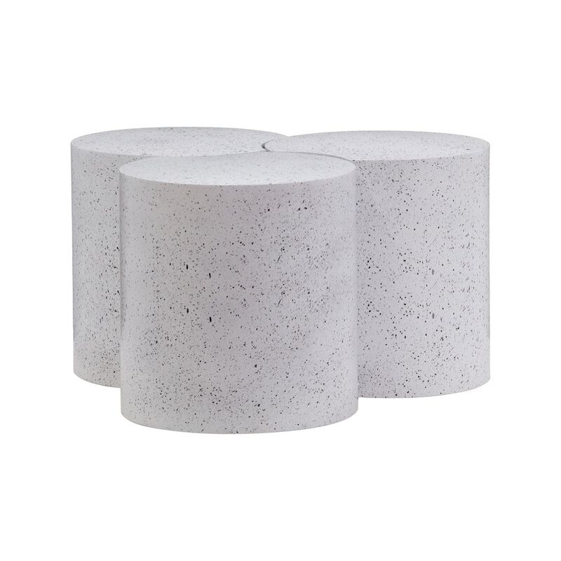 Meridian Furniture Dimple White Coffee Table