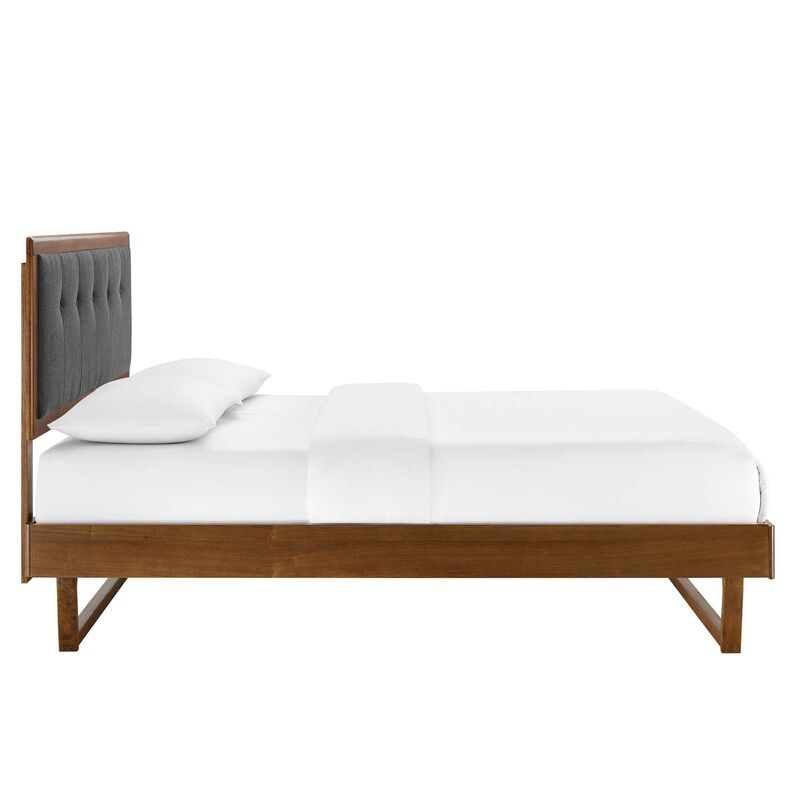 Modway - Willow Full Wood Platform Bed with Angular Frame image number 3