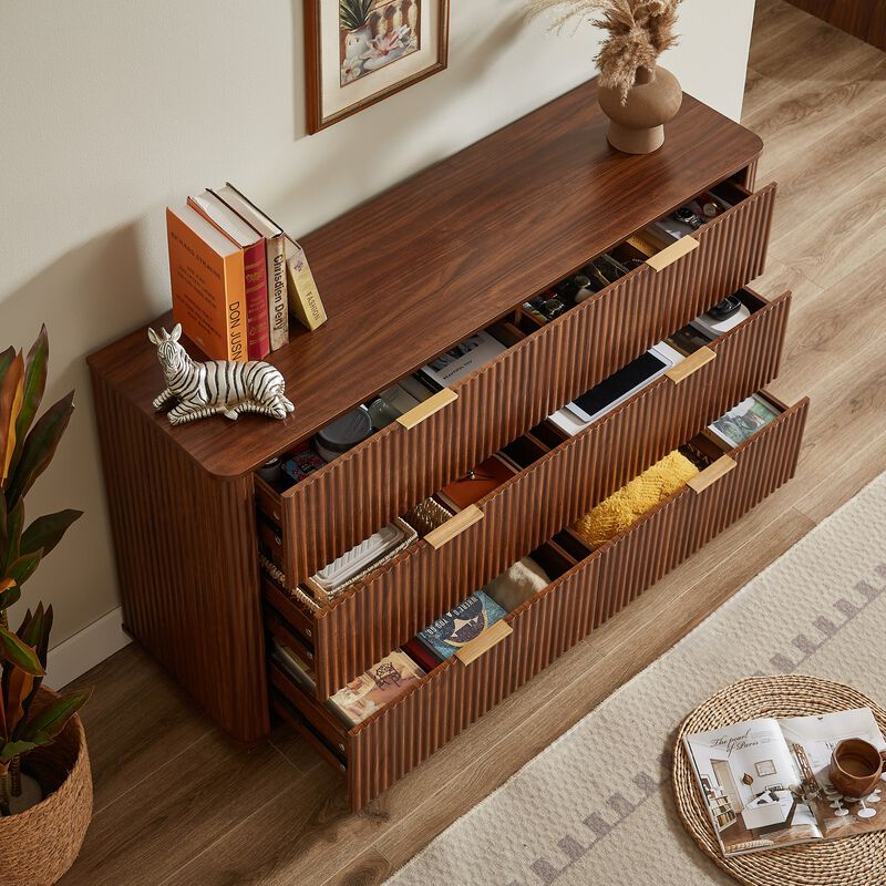 Parjux 6-Drawer Dresser image number 2