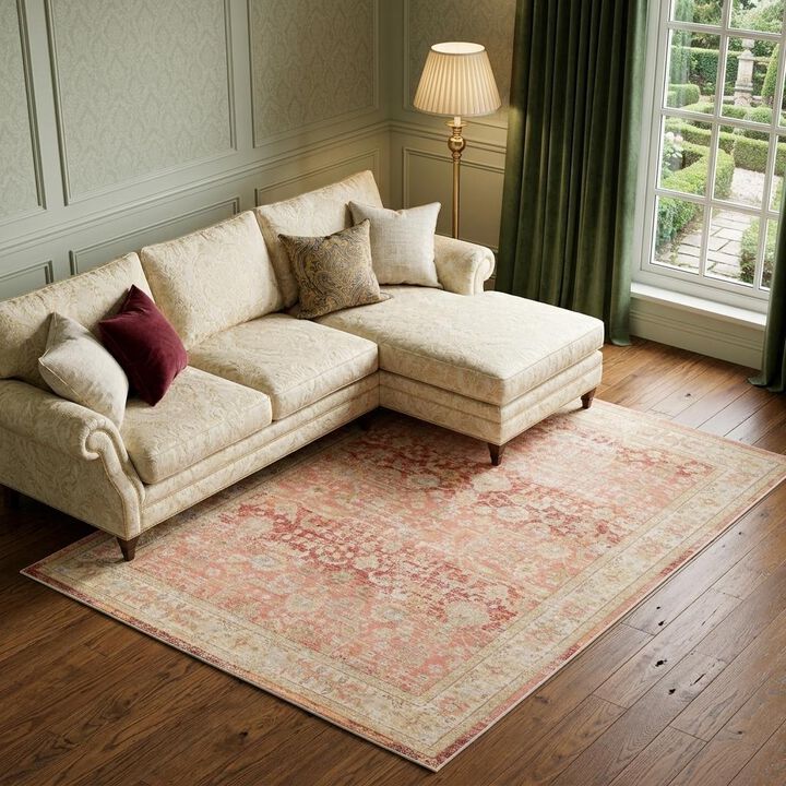 HomeRoots Medallion Area Rug