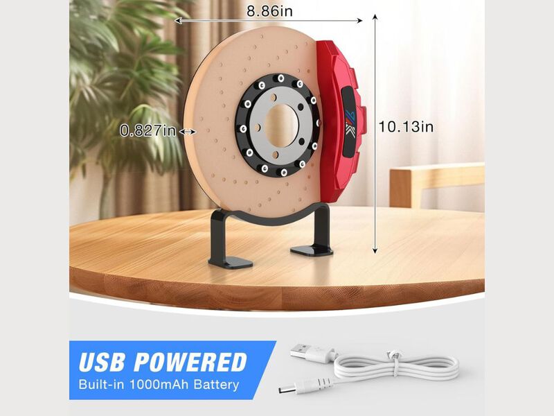 9.1'' Mid Century Modern Table Lamp with Dimmable Cordless Rechargeable LED Lighting image number 2