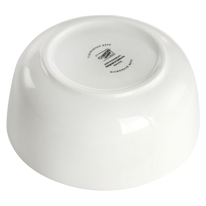 Gibson Home Avisala 12 Piece Fine Ceramic Dinnerware Set in White