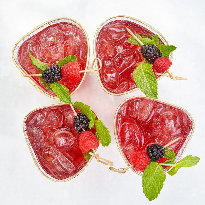 Set of 4 Hammered DOF Glasses