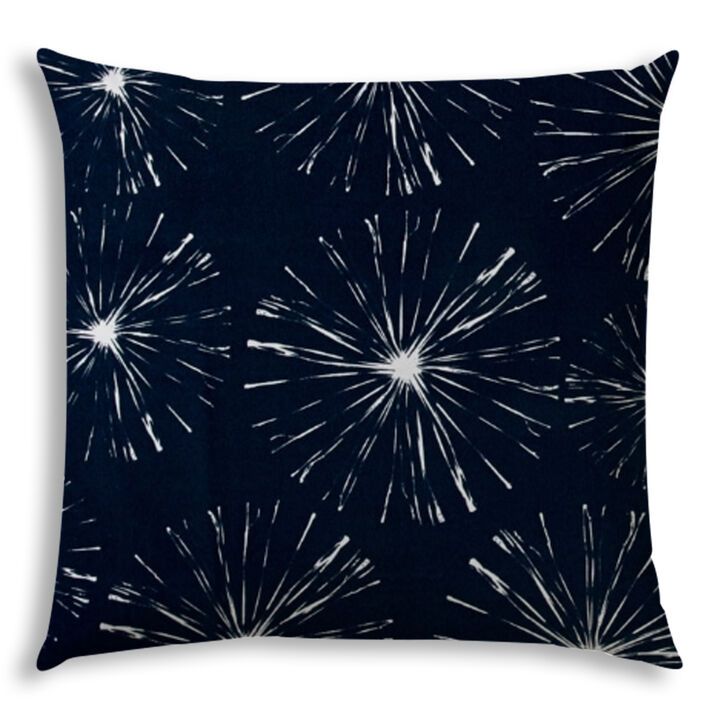 Navy firework pillow，14x20