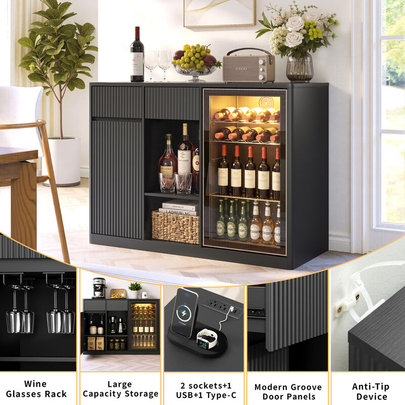 Pragbi Bar Cabinet Sideboard image number 4