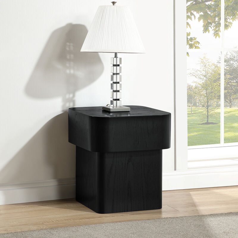 Meridian Furniture Oakmont Black End Table image number 1