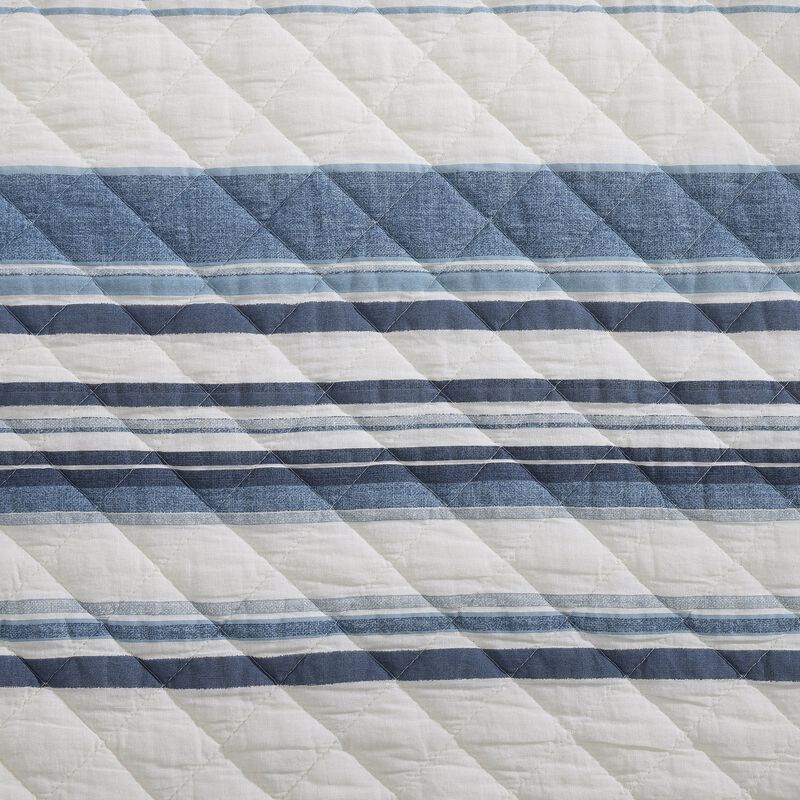 Mystic Navy Full/Queen Quilt Set image number 2