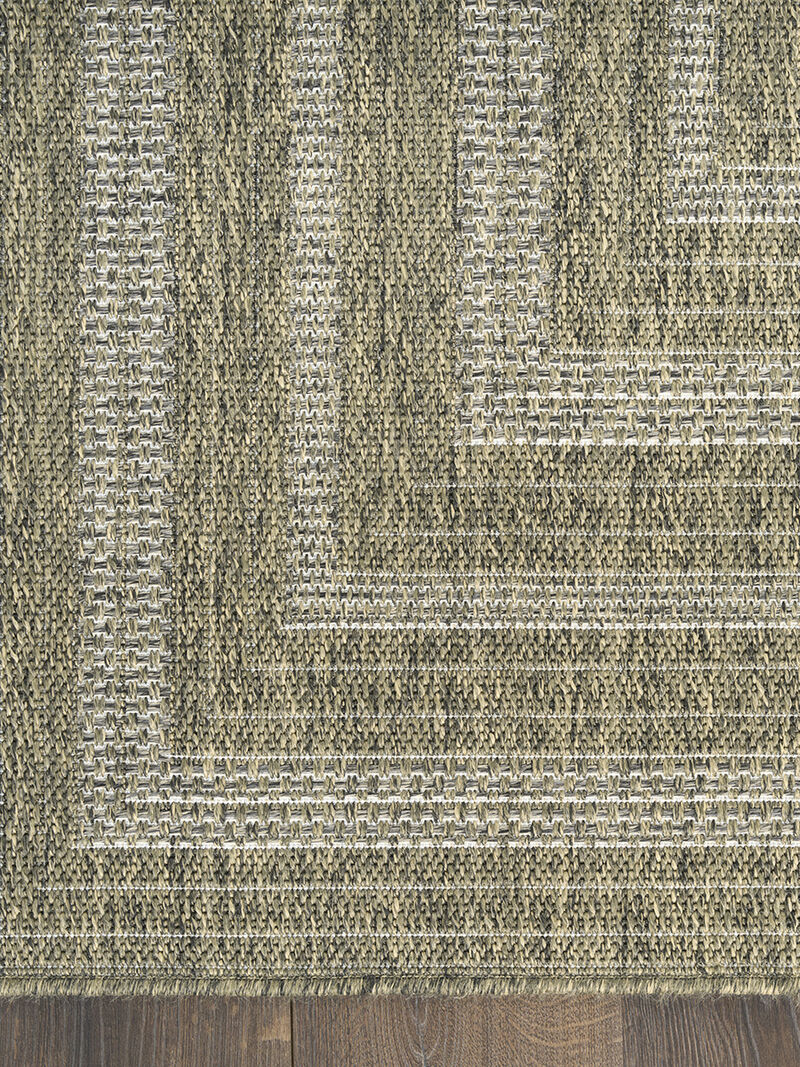 Tulum TLM04 Olive 3' x 5' Rug image number 2