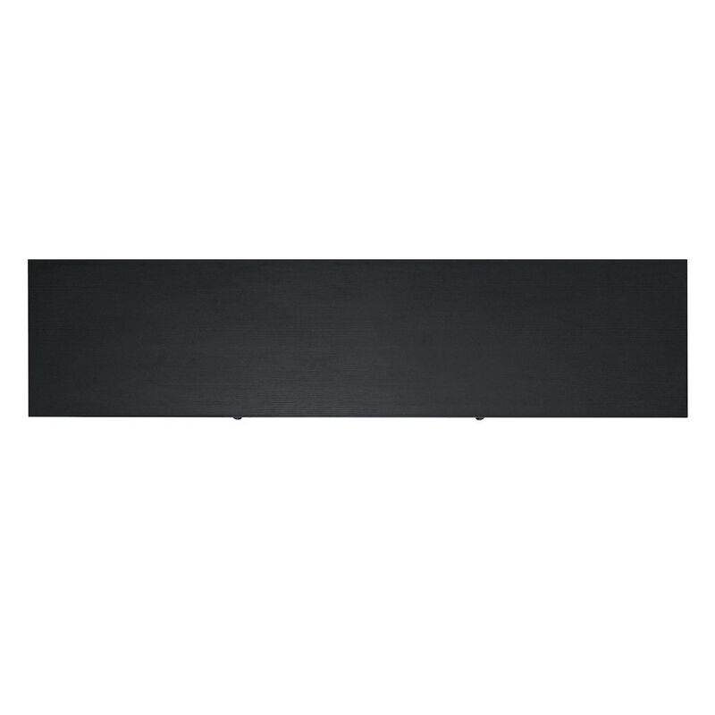 Flash Furniture 65" Entertainment Center with Storage Cabinets for up to 80" TV's, Black image number 6